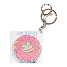 TOY STORY 玩具總動員 甜蜜夢境系列壓克力鑰匙圈 CA908 2, 三眼怪 透明色 + 粉色, 1個