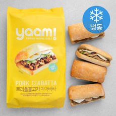 얌!(YAAM!) 트러플 불고기 치아바타 (냉동), 145g, 4개입, 1개