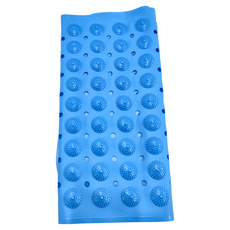 WE CHAMP 輕鬆足部按摩防滑墊 TBE-藍色 WTB-963 TPE（熱塑性橡膠）材質, 72 x 36cm, 1個