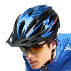 DAYOFF 一體成型騎行自行車頭盔 MT-303, 藍色
