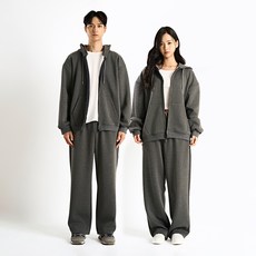 兩用過合連帽拉鍊+寬褲套裝 CL2412S