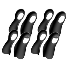 足弓矯正鞋墊 E008 黑色 62g, 4雙