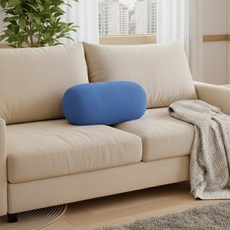 일상나눔 가래떡 쫀득 베개, 블루, 2개