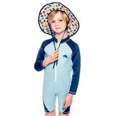 SUN GLADE 兒童用氯丁橡膠潛水衣連身泳裝(4~11歲)