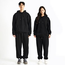CAMEL Apparel 男女通用刷毛連帽T恤 + 束口褲套裝 CL2425S