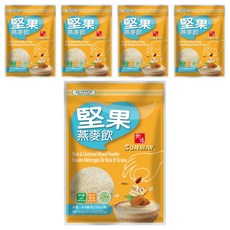 SUNWAY 鄉味 堅果燕麥飲, 250g, 5個