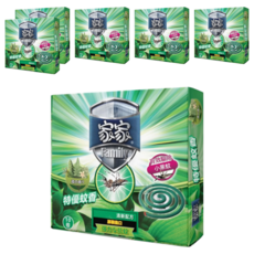 家家 特優蚊香 有效驅除小黑蚊 10卷入, 6盒, 120g