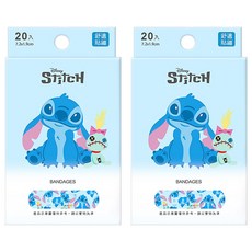 ONEDER 旺達棉品 星際寶貝史迪奇系列貼繃, 20片, 2盒