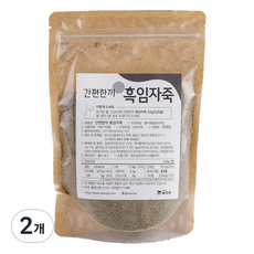 싸리재 간편한끼 흑임자죽, 250g, 2개