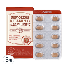 유한건강생활 뉴오리진 비타민C 36g, 60정, 5개