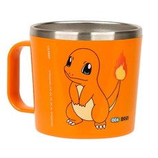 LiLFANT 寶可夢不鏽鋼杯, 適用洗碗機 L 小火龍 260ml, 1個