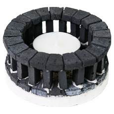 Real Brick DIY 迷你營火 O, 黑色