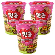 롯데웰푸드 칸쵸 초코 컵, 88g, 3개