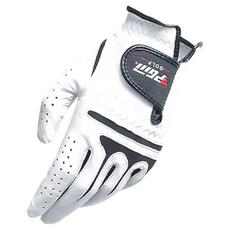 PGM Golf 男款羊皮高爾夫手套, 白色, 1個