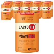 락토핏 정품 코어 유산균 60p, 120g, 12개