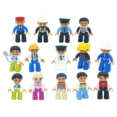 PAPATOY 得寶人偶公仔職業遊戲組 樂高兼容積木, 1組