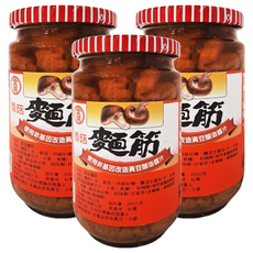 KIMLAN 金蘭 香菇麵筋 香氣濃郁 幸福滿滿的麵筋口感 無防腐劑、無色素、無香精, 396g, 3罐