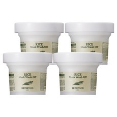스킨푸드 라이스 워시 오프 마스크, 1개입, 4개