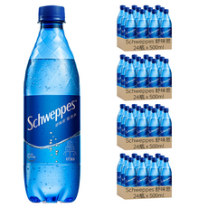Schweppes 舒味思 氣泡水 原味, 500ml, 96瓶
