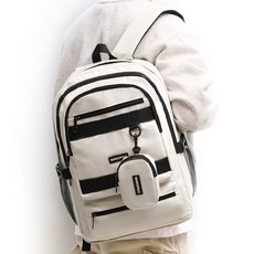 marco polo 全方位後揹包 MP3255 + 輔助包套組, 象牙白