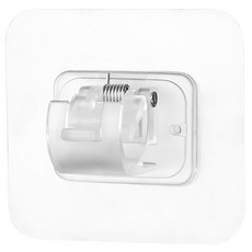 小麥購物 加大無痕掛桿固定架 L1022, 1個, 透明色