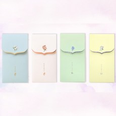 Somssi 花漾典雅祝賀信封4件組, 1套