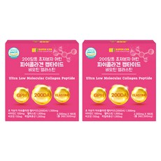 SUPER CEN 200道爾頓 超低分子魚膠原蛋白胜肽 生物素 彈力蛋白, 180冊, 2個