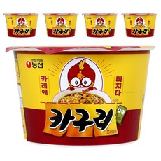 농심 카구리 큰사발면 103g, 5개