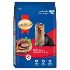 SmartHeart 慧心 小型犬配方 牛肉口味 乾飼料，含維生素E和硒，鈣和磷, 2.7kg, 1袋