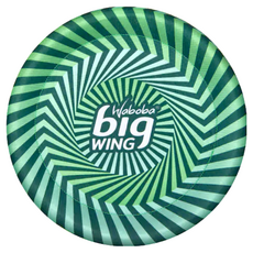 Waboba 螺旋大飛盤，雙面設計，直徑約30公分，適合6歲以上, 綠藍色, 1個