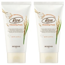 SKINFOOD 思親膚 稻米亮白潔顏乳, 2個, 150ml