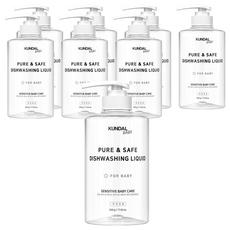 KUNDAL 昆黛爾 純淨安全的奶瓶清潔劑, 500g, 8瓶