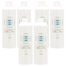 퓨어라벨 초고농축 섬유유연제 프레쉬코튼, 6개, 1L