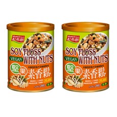 HomeBrown 紅布朗 堅果素香鬆 200g, 非基因改造大豆纖維製成, 高纖, 全素, 2罐