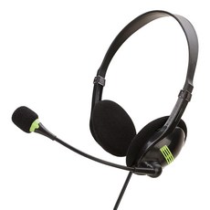 DR.MANGO 芒果科技 電腦耳機麥克風 USB線控升級款, 黑色