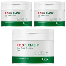 닥터지 레드 블레미쉬 클리어 퀵 수딩 팩 130ml, 70개입, 3개