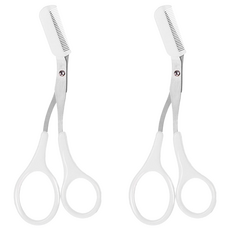 貝印 Kai 3D修眉剪 透明柄 KQ-0799 輕鬆打造精緻眉型, 2支