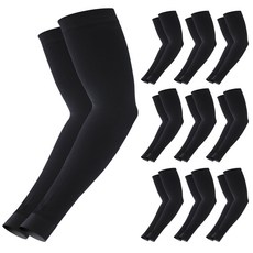 StoneCold 防紫外線涼感護腕袖套, 黑色, 10個