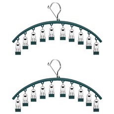 防滑曬衣夾 C448 2個, 深墨綠, 1組