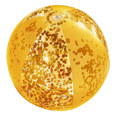 Bestway 亮片沙灘球, 41cm, 顏色隨機 金色, 1個