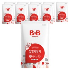 B&B 奶瓶清潔劑 泡沫型 補充包, 400ml, 10個