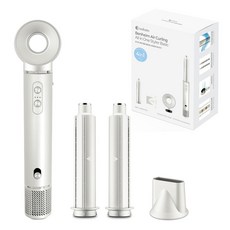 벤하임 에어컬링 올인원 헤어스타일러 드라이기 4in1, BBHD-1800WMX01, 화이트