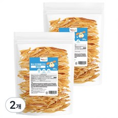 탐사 반려동물 간식 황태채 200g, 2개