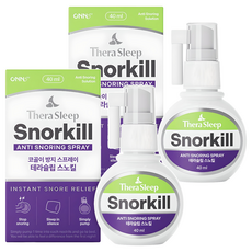 therasleep Snokill 黃原膠噴霧液, 2個