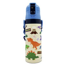 Skater 不鏽鋼直飲超輕量保溫水壺, 恐龍, 470ml, 1個