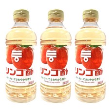 mizkan 味滋康 蘋果酢 日本原裝進口, 500ml, 3瓶