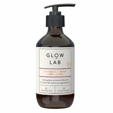 GLOW LAB 植物精油沐浴露 大黃玫瑰 900ml, 1瓶