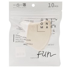 Only One Mask 一心一罩 3D親子款 幼幼(9.5 x 9.5cm), 經典香草, 10片, 1包