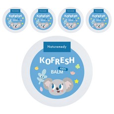 Natural Remedy Nose Fresh Balm 用於兒童鼻塞乾燥, 5個