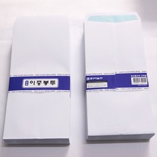 文具村 雙層信封 100 x 205 mm, 200張, 白色, 200個